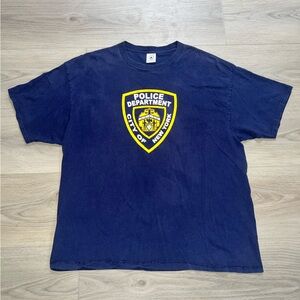 Rare Vintage Y2K NYPD Graphic Tee